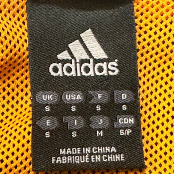 Chelsea FC Adidas Black Jacket Jogger Size: Small w/ Orange Accents - Picture 6 of 7